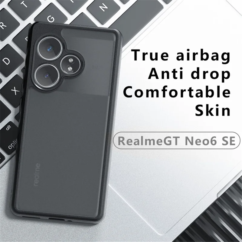 For Realme GT Neo6 SE 5G Shockproof Case PC+TPU Hybrid Phone Cover
