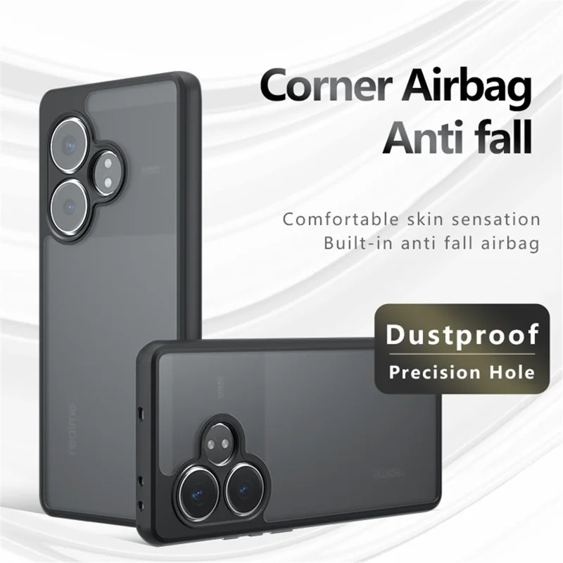 For Realme GT Neo6 SE 5G Shockproof Case PC+TPU Hybrid Phone Cover