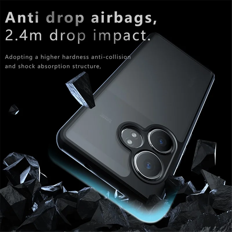 For Realme GT Neo6 SE 5G Shockproof Case PC+TPU Hybrid Phone Cover