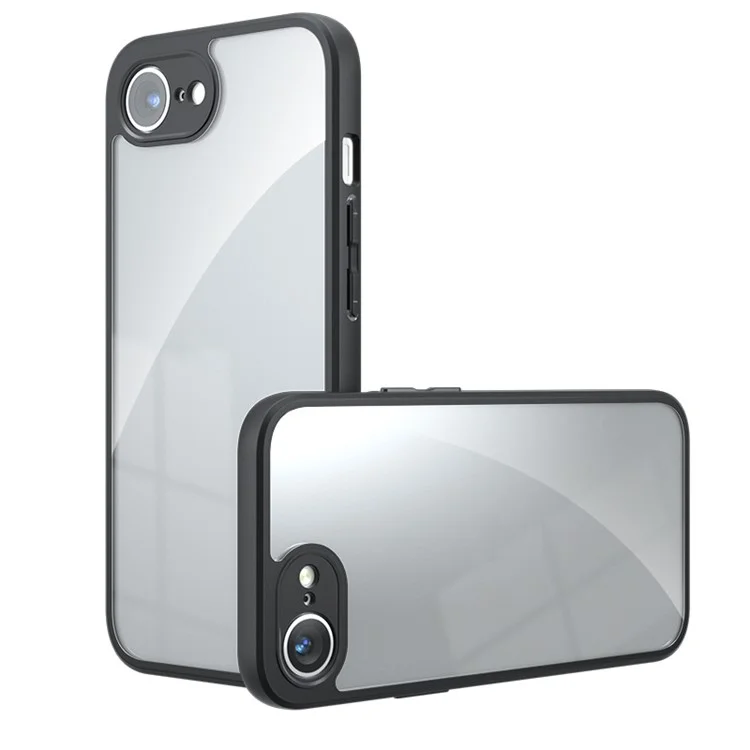 Coque pour iPhone SE (2024) PC+TPU Anti-Rayures Transparent