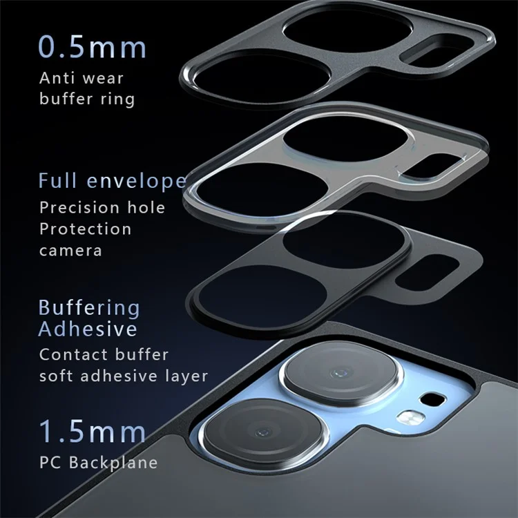 Per vivo iQOO Neo9 5G Custodia Antiurto Ibrida PC+TPU Cover per Telefono