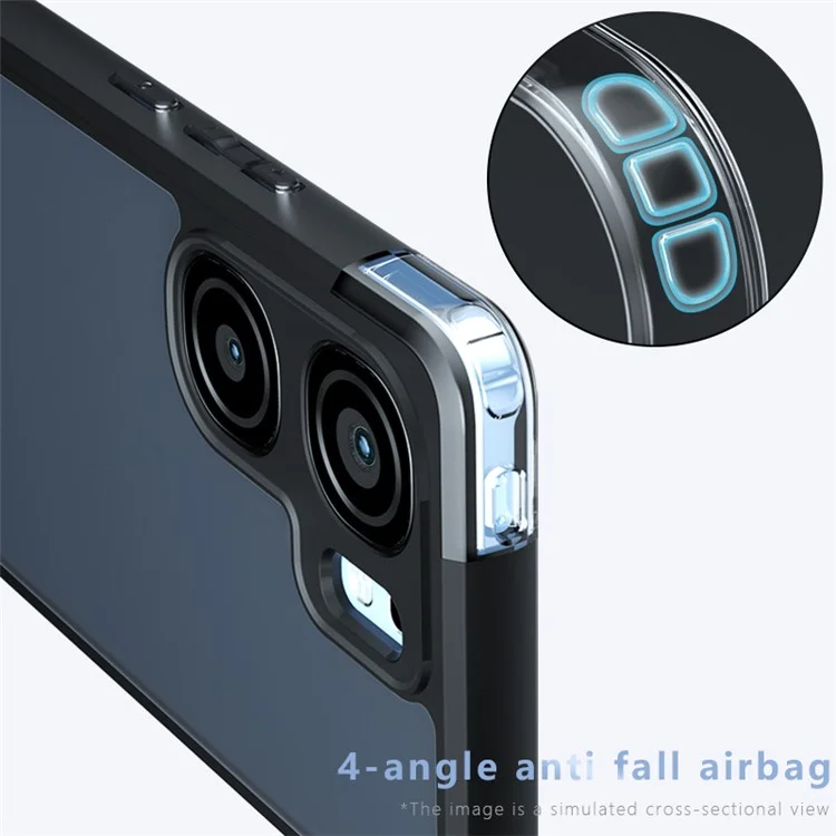 Per vivo iQOO Neo9 5G Custodia Antiurto Ibrida PC+TPU Cover per Telefono