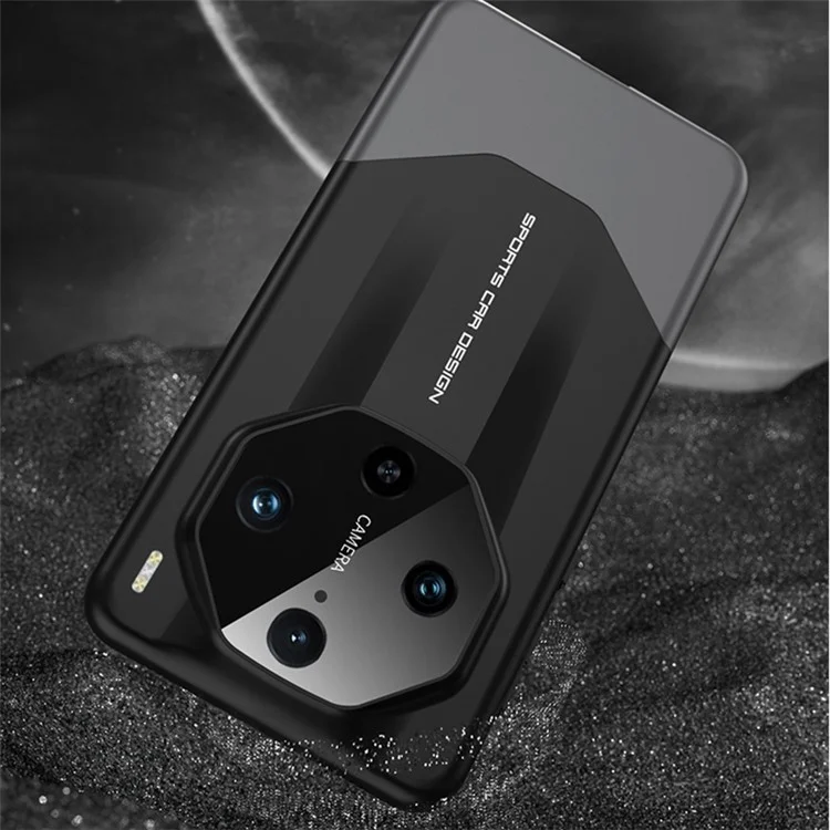 GKK Supercar Shield Series For vivo X100 Pro 5G Case Hard PC Color Splicing Phone Cover - Nero / Grigio