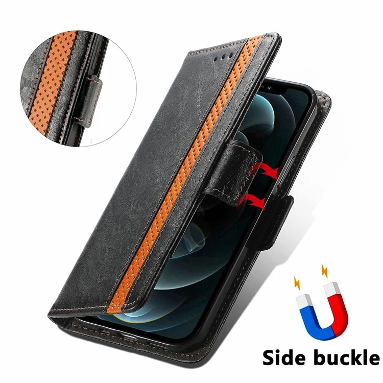 For Sony Xperia 1 VI Phone Cases CASENEO PU Leather Cover Stand with RFID Blocking Wallet - Black