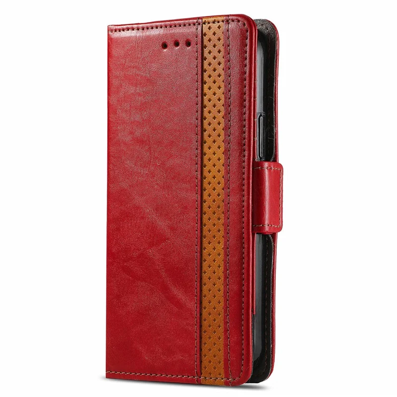 For Sony Xperia 1 VI Phone Cases CASENEO PU Leather Cover Stand with RFID Blocking Wallet - Red