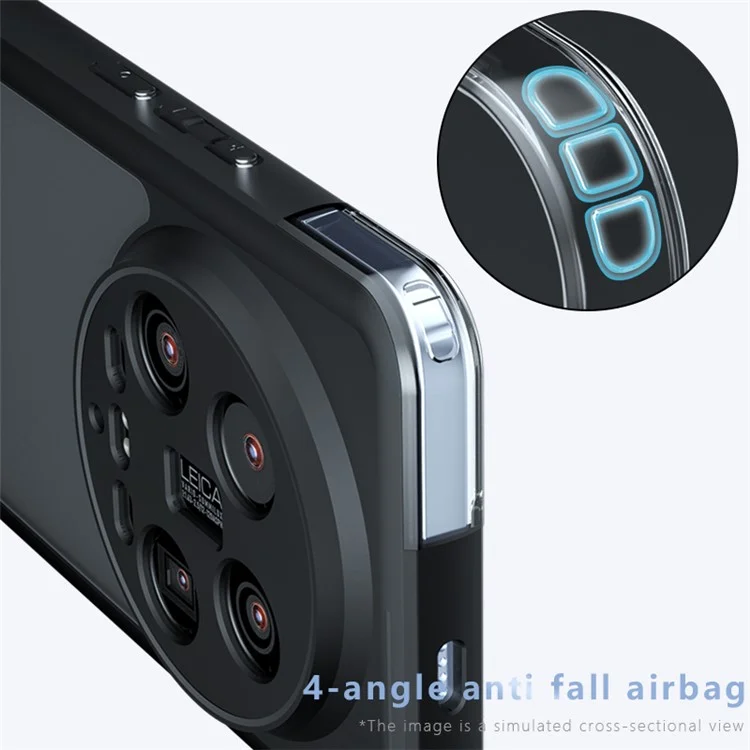For Xiaomi 14 Ultra Case PC+TPU Airbag Shockproof Matte Phone Cover