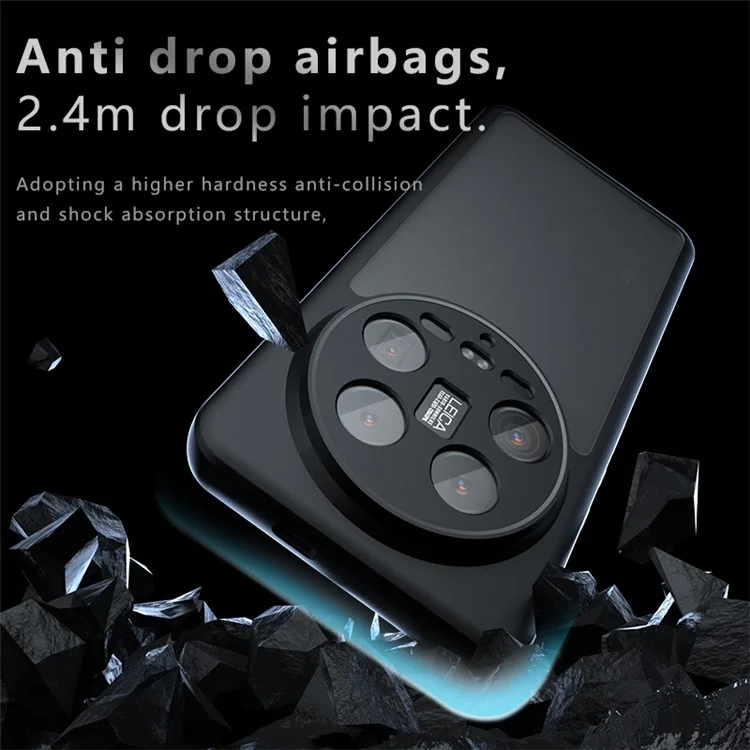 For Xiaomi 14 Ultra Case PC+TPU Airbag Shockproof Matte Phone Cover