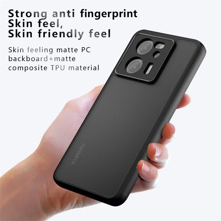 Para Xiaomi Redmi K60 Ultra / 13T / 13T Pro Capa PC+TPU Textura Fosca Slim Phone Cover