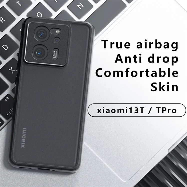 Para Xiaomi Redmi K60 Ultra / 13T / 13T Pro Capa PC+TPU Textura Fosca Slim Phone Cover
