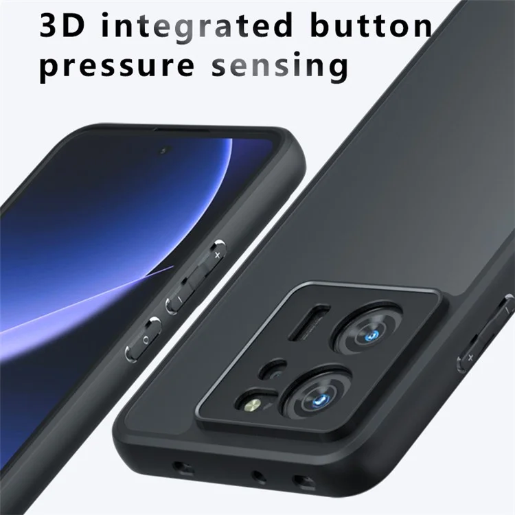 Para Xiaomi Redmi K60 Ultra / 13T / 13T Pro Capa PC+TPU Textura Fosca Slim Phone Cover