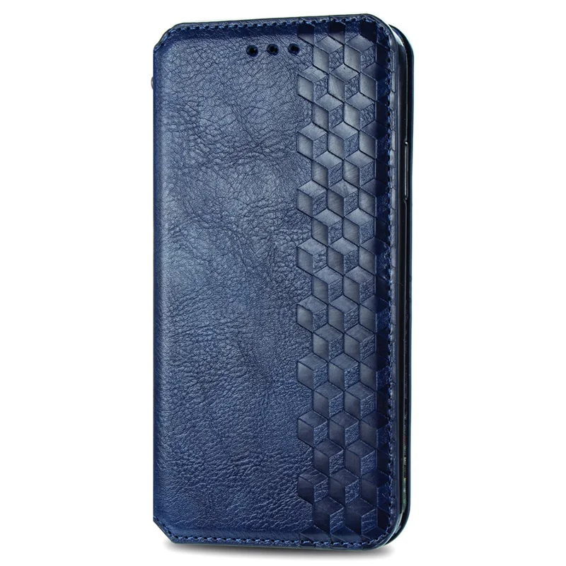 Para Realme C65 4G Capa da Carteira Fecho Magnético Couro Diamante Capa de Telefone - Azul