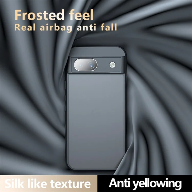 For Google Pixel 8a Case Matte Finish PC+TPU Hybrid Phone Cover