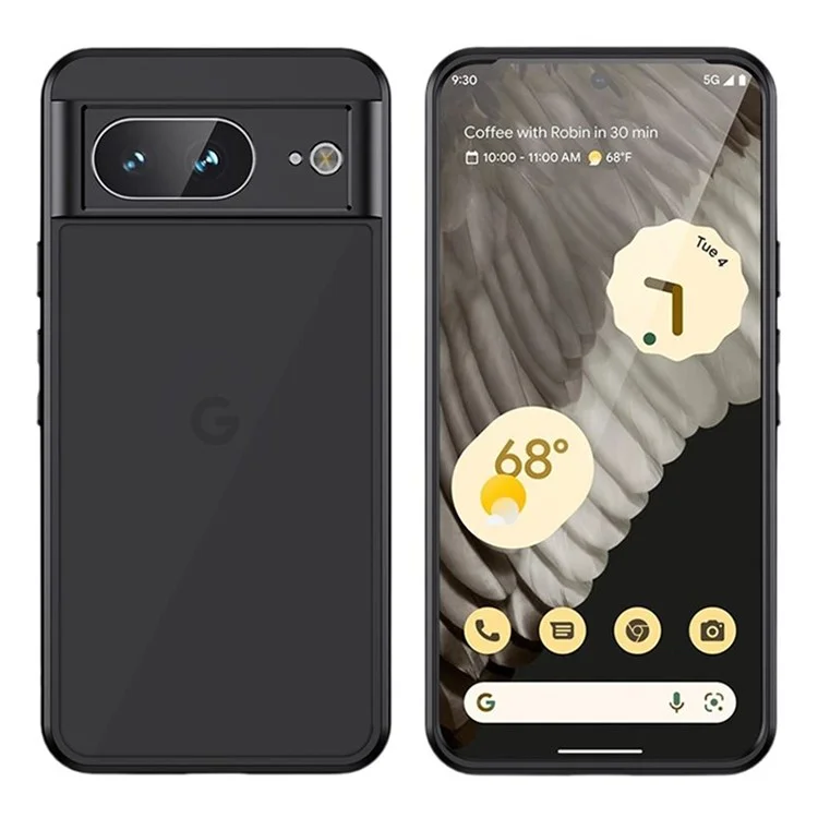 For Google Pixel 8 Case TPU Frame Matte PC Back Protective Phone Cover