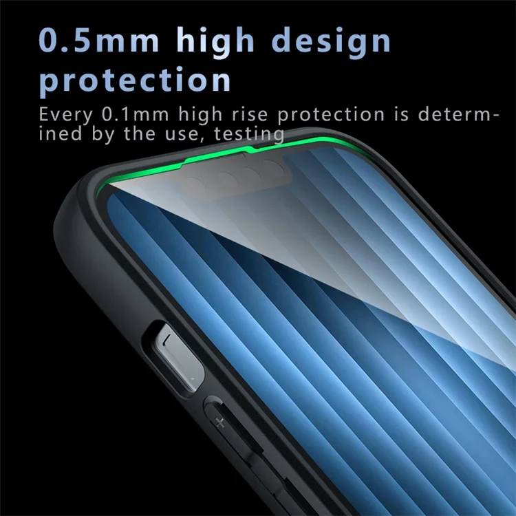 Étui pour iPhone SE (2024) en PC+TPU mat, avec protection anti-chute