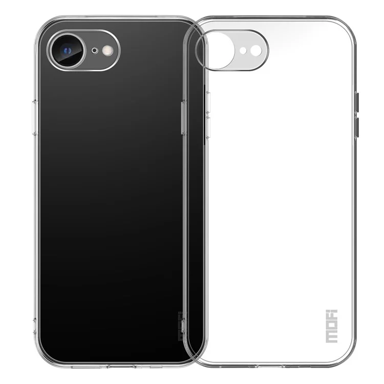 Étui MOFI pour iPhone SE (2024) Transparent Antichoc TPU Étui de téléphone fin