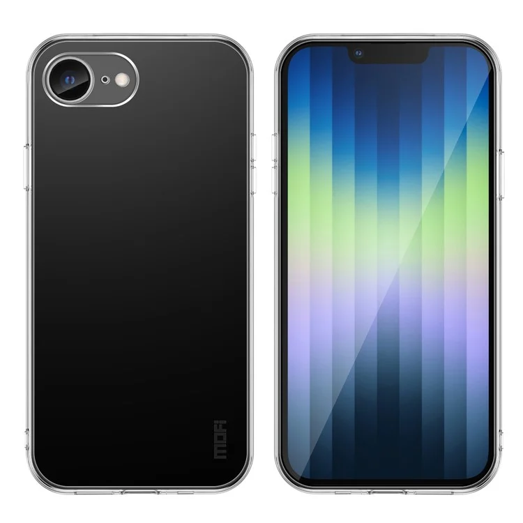 Étui MOFI pour iPhone SE (2024) Transparent Antichoc TPU Étui de téléphone fin