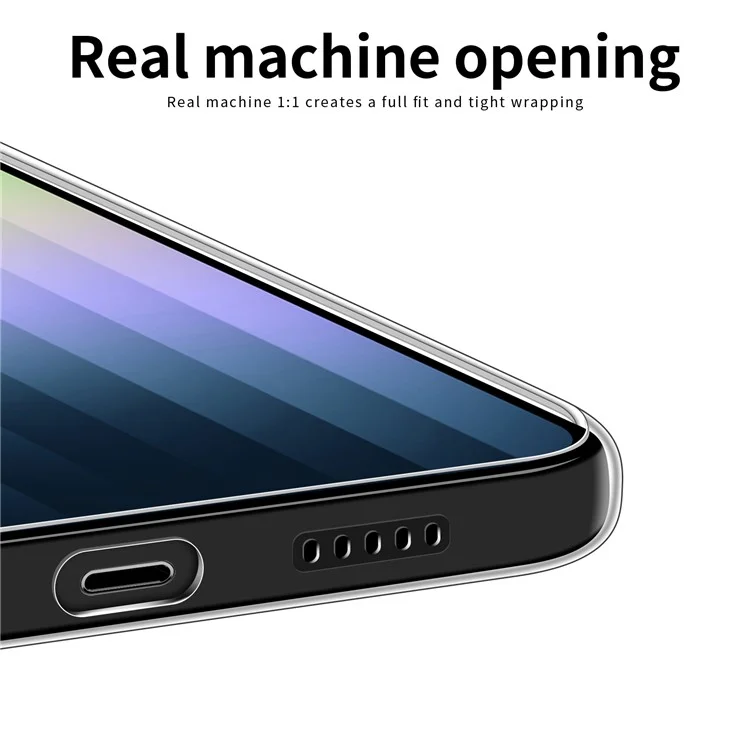 Étui MOFI pour iPhone SE (2024) Transparent Antichoc TPU Étui de téléphone fin