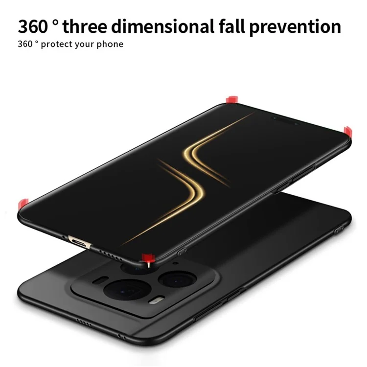 MOFI Shield Matte Series para Honor Magic6 Ultimate 5G Funda Anti-Arañazos Matte PC Cubierta de Teléfono - Negro