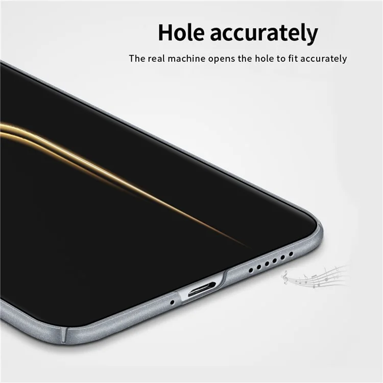 MOFI Shield Matte Series para Honor Magic6 Ultimate 5G Funda Anti-Arañazos Matte PC Cubierta de Teléfono - Negro