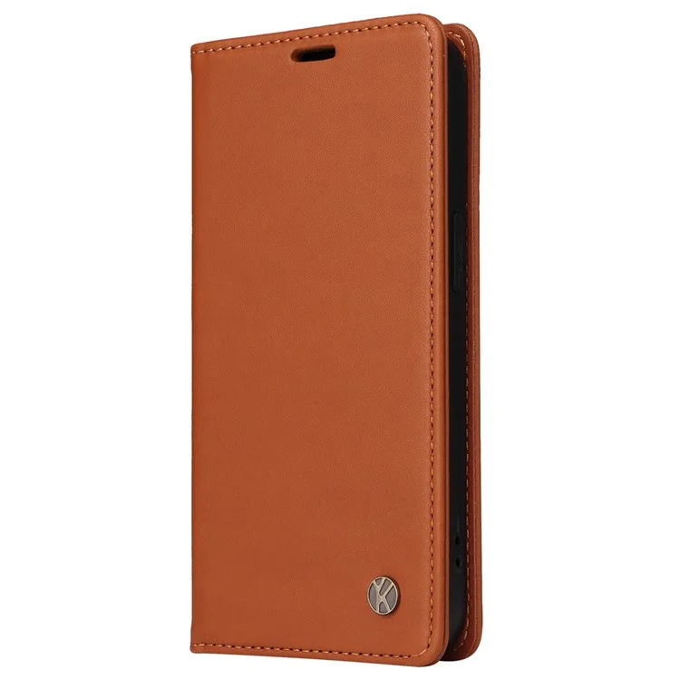 YIKATU YK-001 For Honor 200 Lite Case Magnetic Flip PU Leather Card Slots Phone Cover - Brown