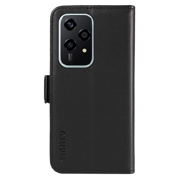 YIKATU YK-003 For Honor 200 Lite Case Wallet Leather Phone Cover Side Magnetic Clasp - Black