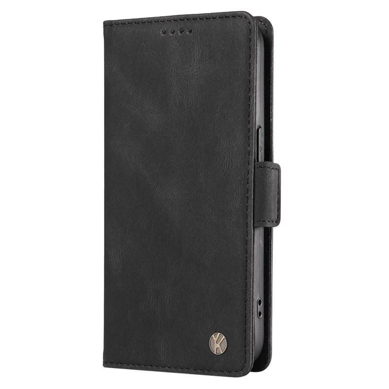 YIKATU YK-005 Para Honor 200 Lite Case Porta-Cartões Pele-Toque Capa de Telefone de Couro Magnética - Preto
