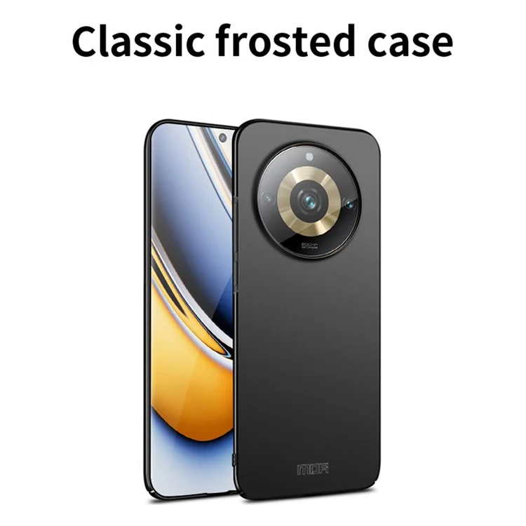 MOFI JK Série PC-1 Funda para Realme 11 Pro 5G Carcasa de teléfono móvil a prueba de golpes de PC Slim - Negro 