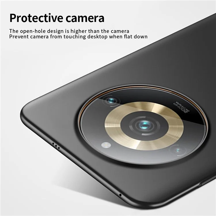 MOFI JK Série PC-1 Funda para Realme 11 Pro 5G Carcasa de teléfono móvil a prueba de golpes de PC Slim - Negro 