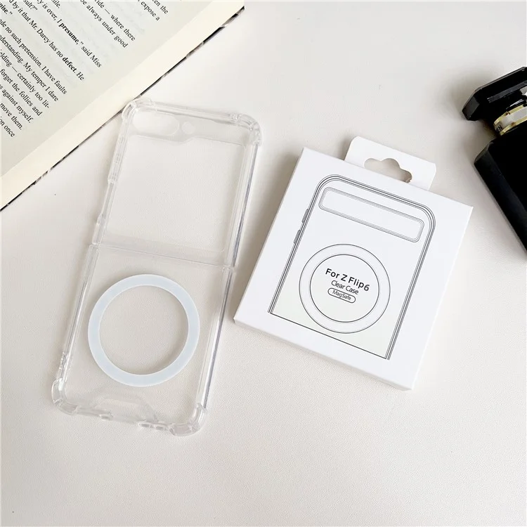 For Samsung Galaxy Z Flip6 5G / Z Flip5 5G Case Compatible with MagSafe TPU+PC Phone Cover