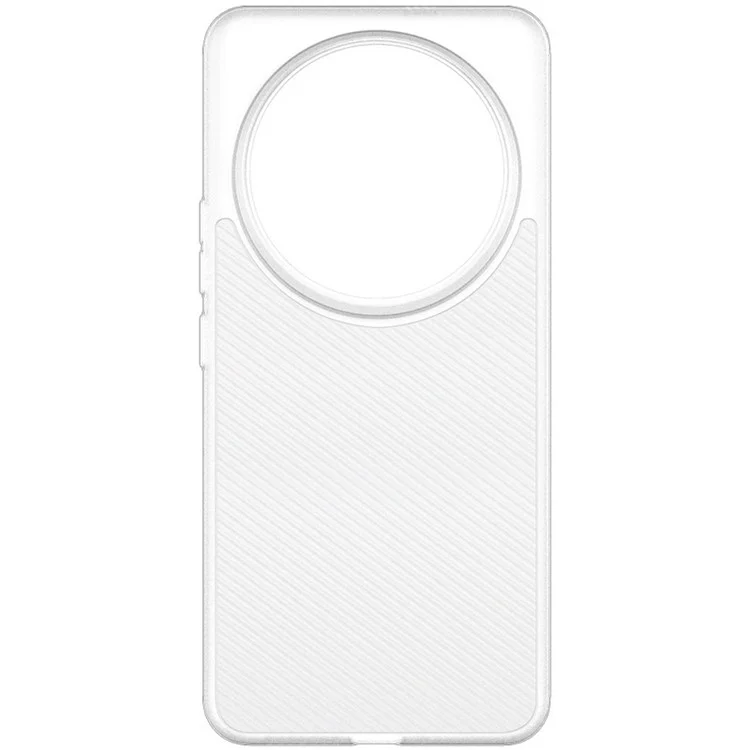 IMAK für Xiaomi 14 Ultra Handyhülle 0,7 mm Ultradünn Wellentextur PP Rückseite - Transparent Weiß