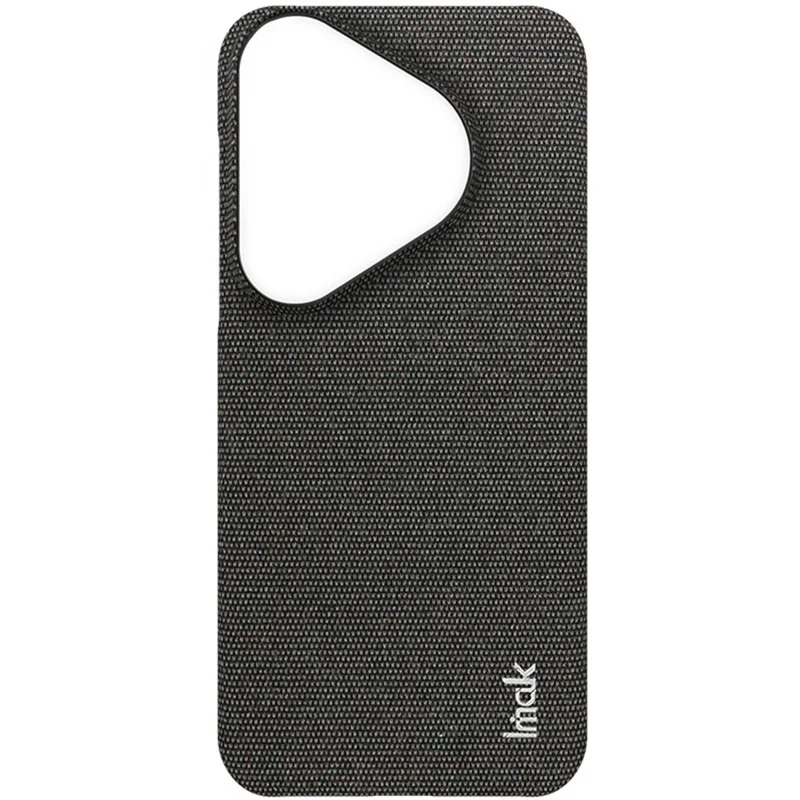 IMAK Ruiyi-Serie für Huawei Pura 70 Case Fabric Surface Leather Coated Hard PC Back Cover - Schwarz