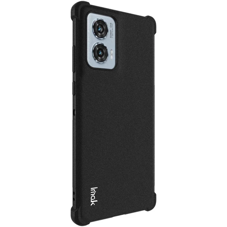 IMAK pour Motorola Edge 50 Fusion 5G Étui Coins renforcés Housse de téléphone en TPU mat - Noir