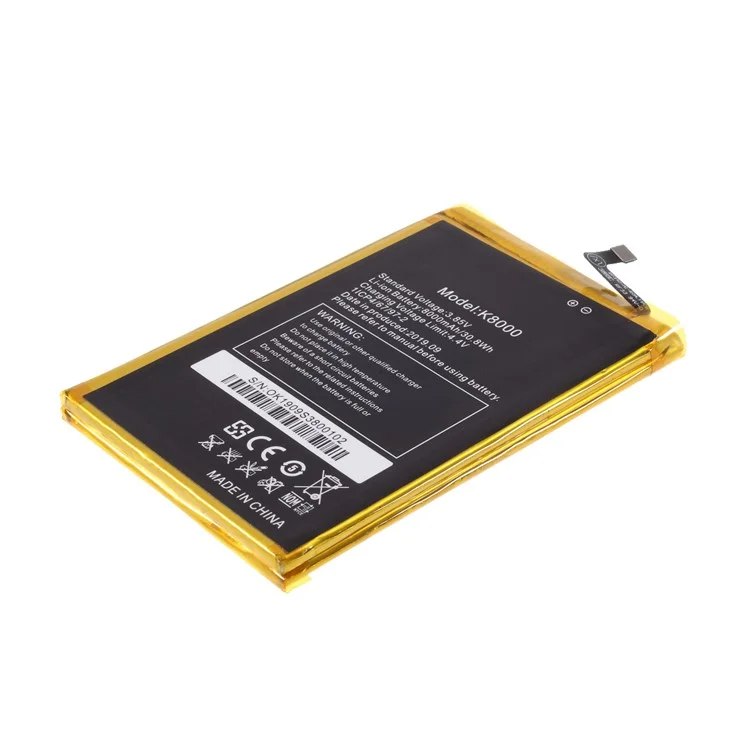 8000mAh Phone Battery Replacement for Oukitel K8000