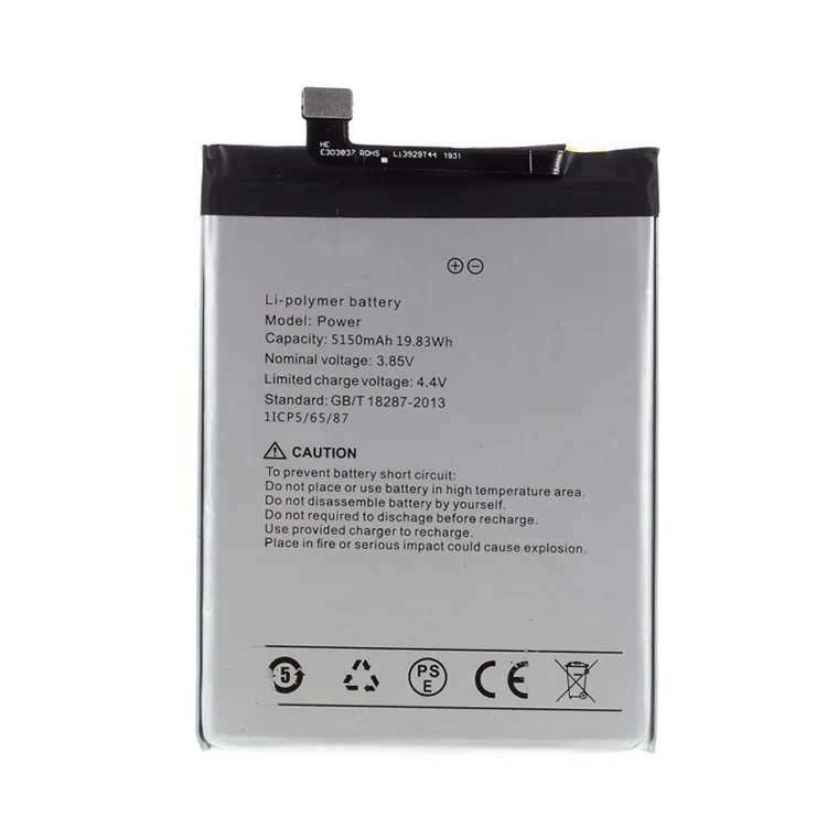 5150mAh Battery Replacement for Umi Umidigi Power