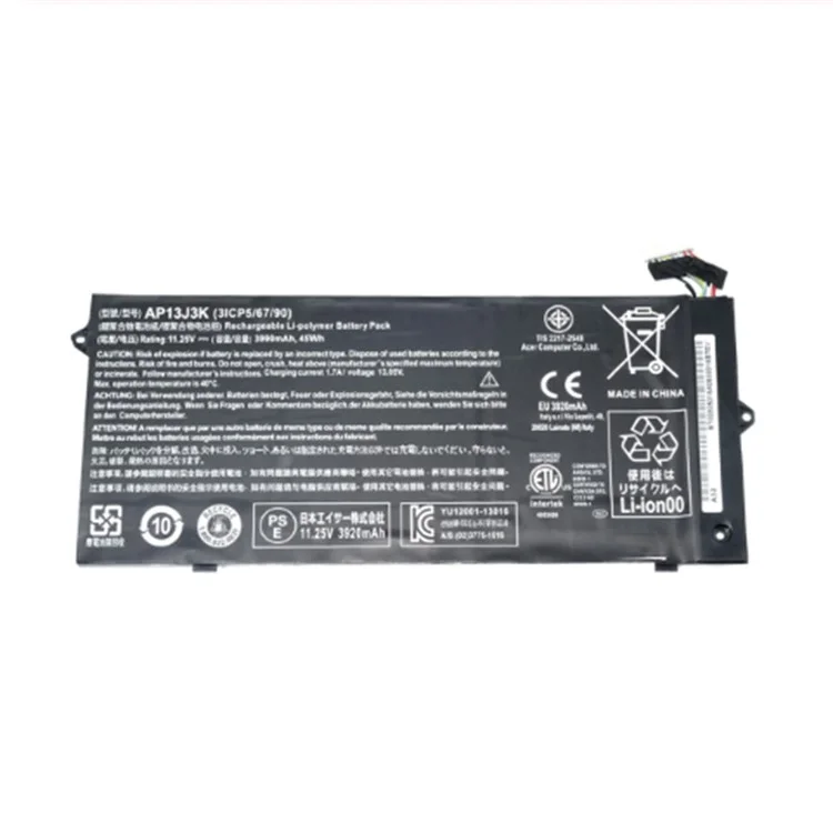 OEM 11.25V 45Wh 3990mah AP13J4K Pièce de Réparation de Batterie Pour Acer C720 C740 ZU12029-13020