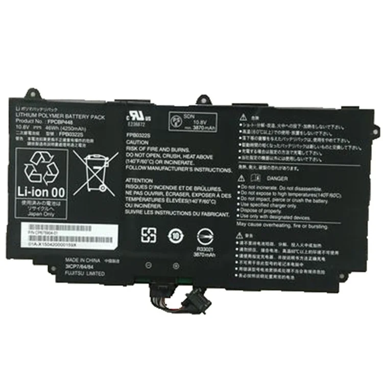 OEM FPCBP448 FPB0322S 10.8V 46wh/4250mah Parte di Riparazione Della Batteria Per Fujitsu Q775 Q736 Q737 CP675904-01