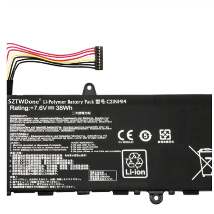 OEM 7.6V 38wh 4840mah C21N1414 Parte di Riparazione Della Batteria Per Asus Eeebook X205T X205TA X205TA-BING-FD015B 11.6 "