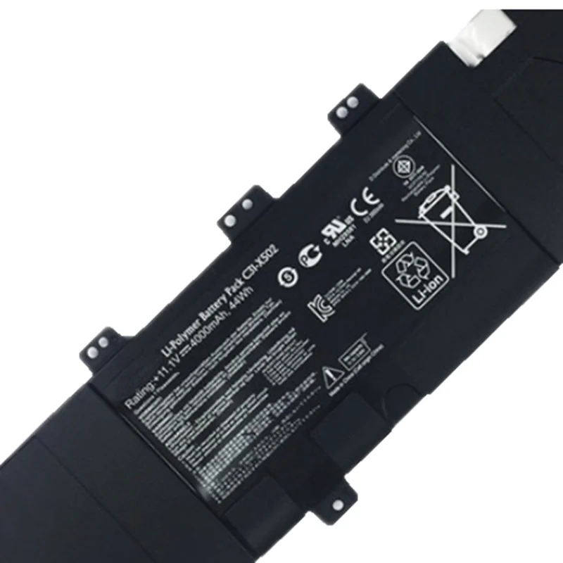 OEM 11.1V 44Wh 4000mAh C21-X502 Battery Repair Part for Asus X502 / X502C / PU500C / PU500CA / Vivobook V500C / S500CA 0b200-00320300m