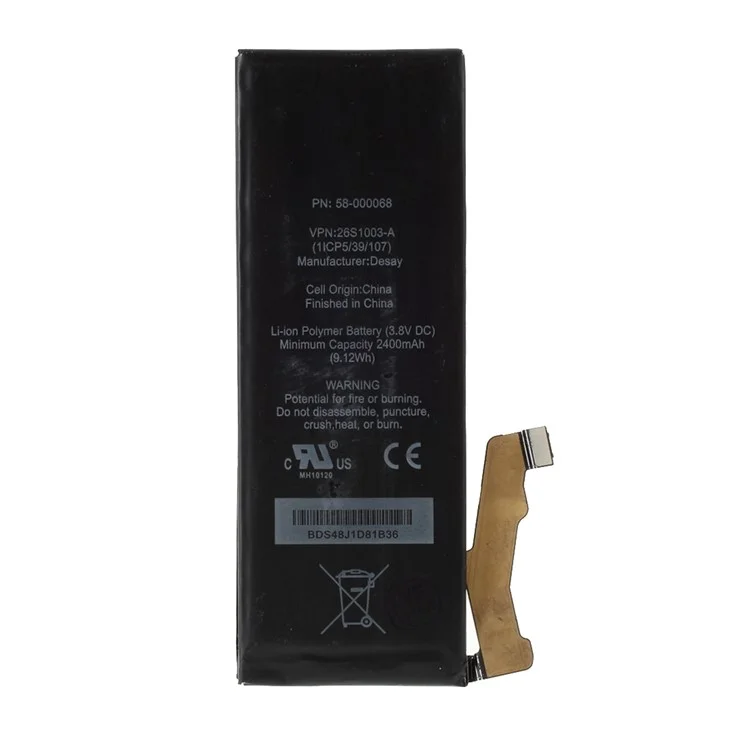 Ensamblaje 3.8V 2400mAh 9.122Wh Batería de Reemplazo para Amazon SD4930UR SD4930 S12-M1-C 26S1003-A