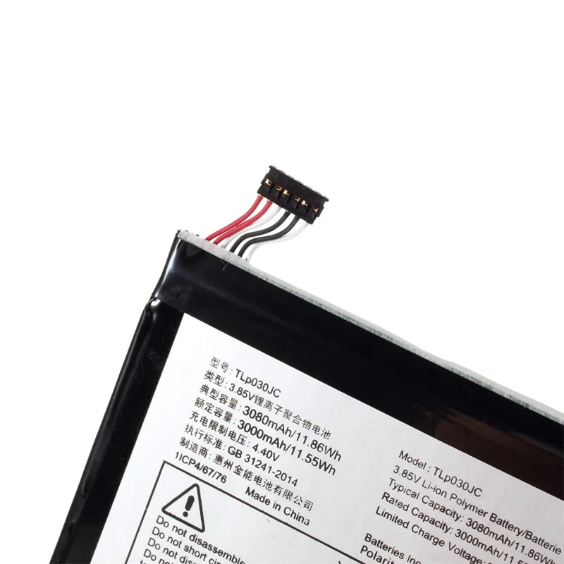 Assembly 3.85V 3000mAh 11.55Wh Battery Replacement (Without LOGO) for Alcatel A3 XL 9008 TLp030JC