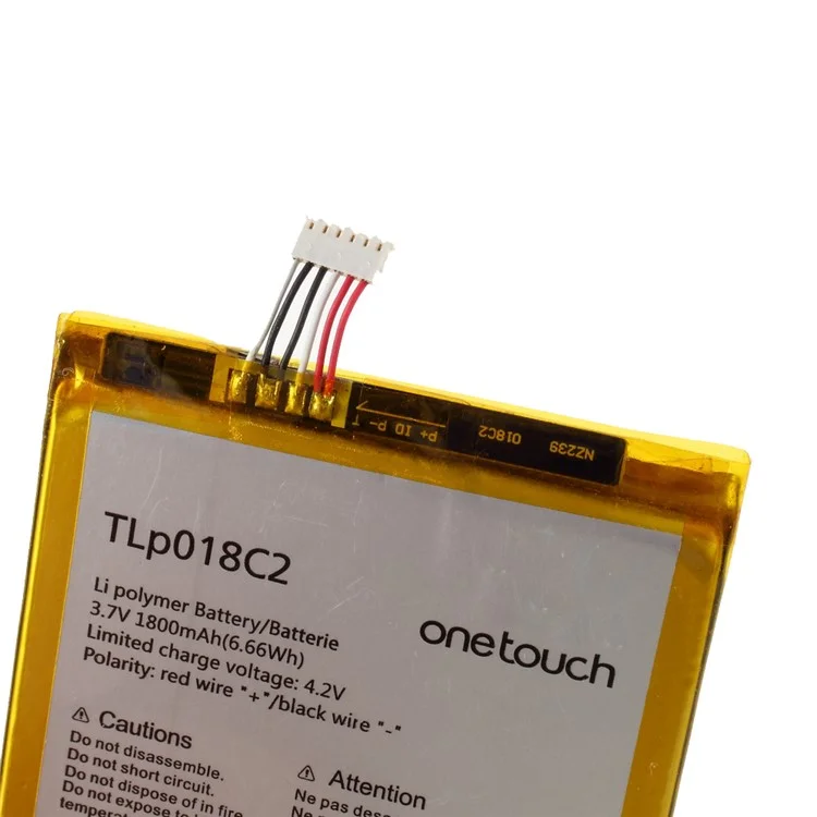 Assembly TLp018C2 3.7V 1800mAh 6.66Wh Battery Spare Part for Alcatel One Touch Idol Ultra 6033