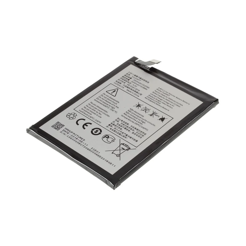 Montering 3,85 V 3400 mAh 13,09 Wh Batteriudskiftning (uden LOGO) til Alcatel TLp034F7