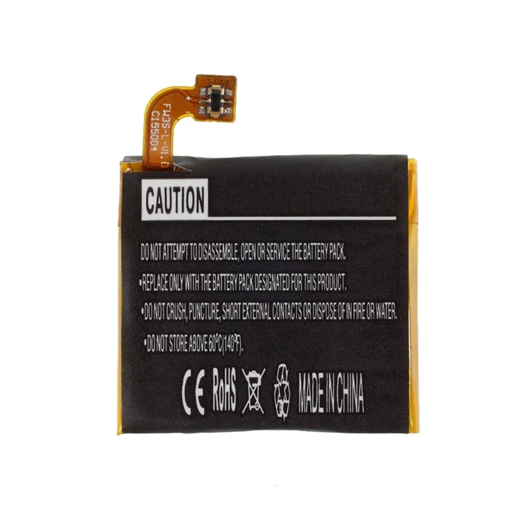 FW3S SNN5971A 3.8V 270mah 1.03Wh Substituição da Bateria (sem Logotipo) Para Motorola Moto 360 2nd 42mm