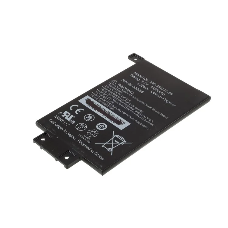 Assemblaggio 3.7V 1420mah 5.25wh S2011-003-S 58-000008 MC-354775-03 Parte di Riparazione Della Batteria Per Amazon Kindle Paperwhite