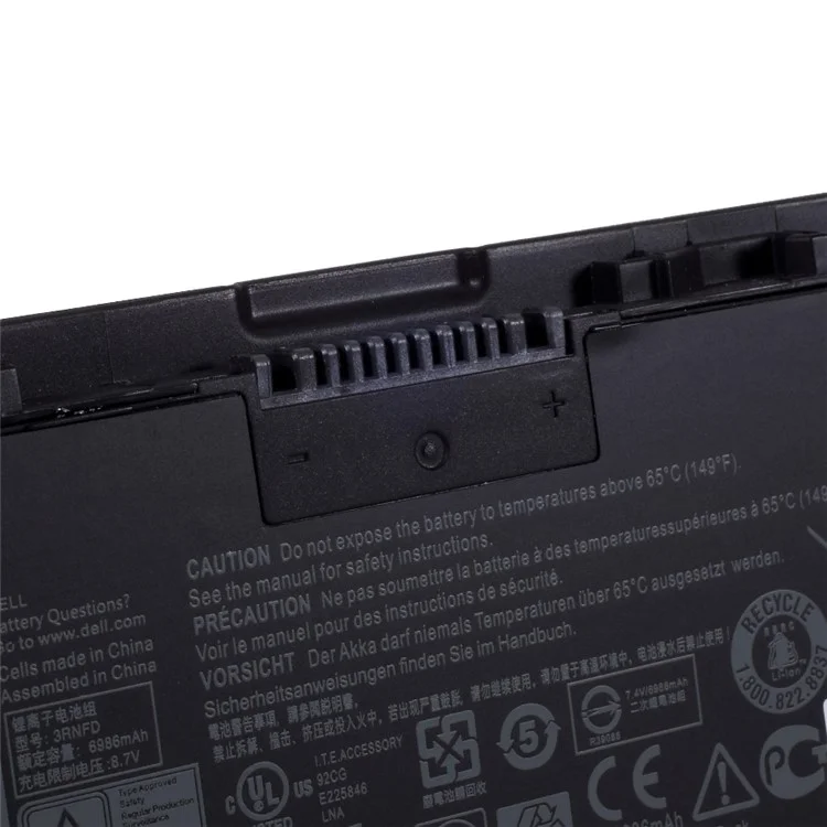 OEM 3RNFD 7.4V 54wh 6986mah Parte di Riparazione Della Batteria Per Dell Latitude E7440 E7450 E7420 FLP22C01