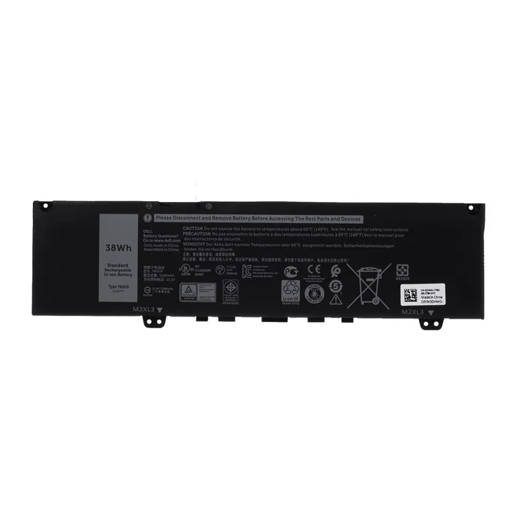 11.4v 38wh 3166mah OEM Battery Reemplaza Parte Para Dell Inspiron 13 5370 7370 7373