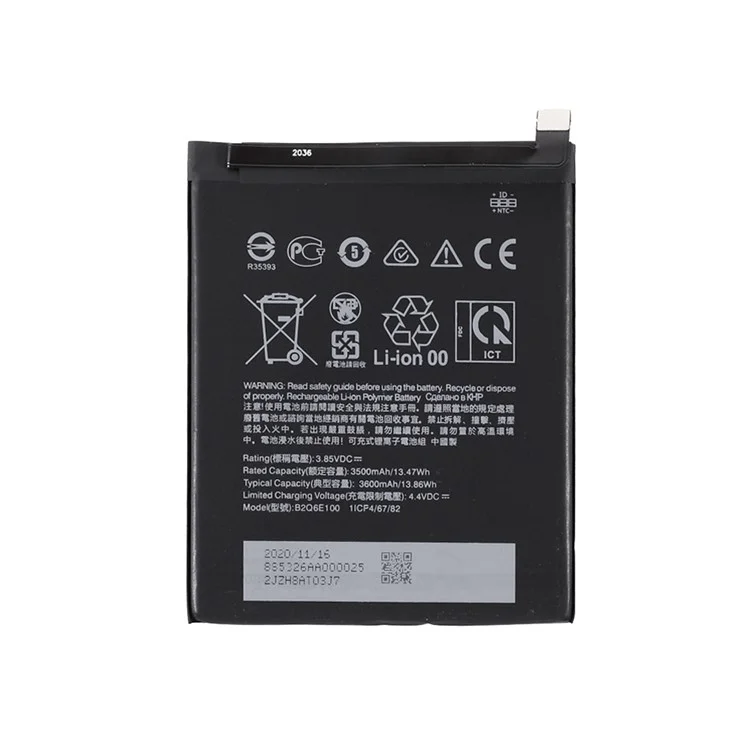 Quality 3.85V 3500mAh Battery Replace Part for HTC U12 Life