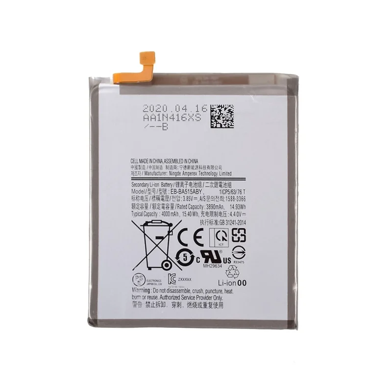 Quality 3.85V 3890mAh Battery Replace Part for Samsung Galaxy A51 SM-A515