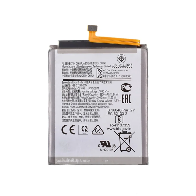 Qualidade 3.85V 2920mAh Bateria Substitua Parte Para Samsung Galaxy A01