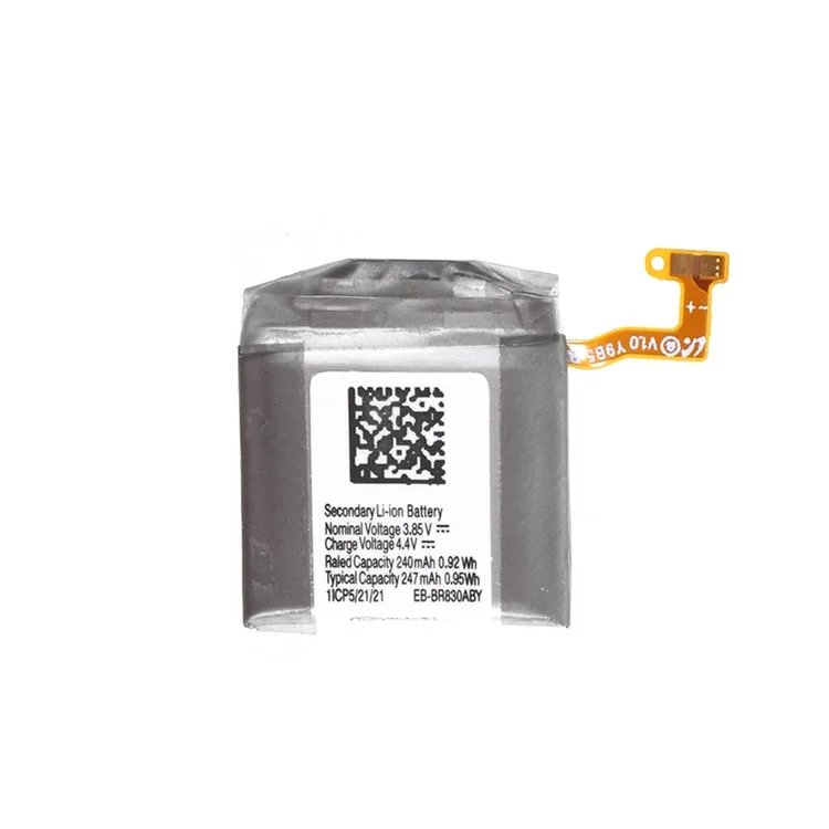 Batteria di ricambio da 3,85 V 240 mAh per Assembly (Codifica: EB-BR830ABY) per Samsung Galaxy Watch Active2 (senza logo)